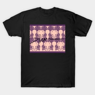 Purple textile T-Shirt